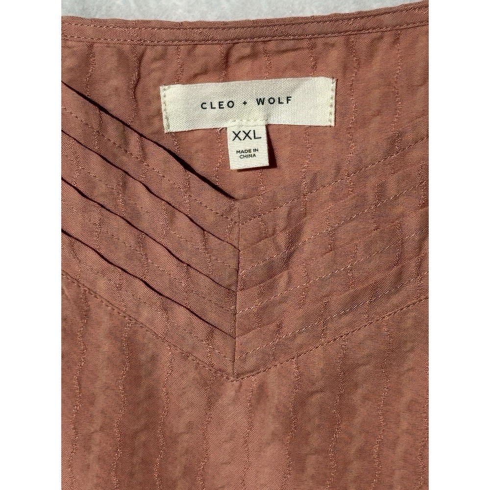 Cleo + Wolf Anthropologie XXL Women's Peach Tank Top